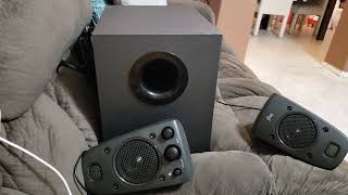 Video thumbnail for Logitech Z625 SPEAKER SYSTEM WITH SUBWOOFER AND OPTICAL INPUT by ChrisGBass