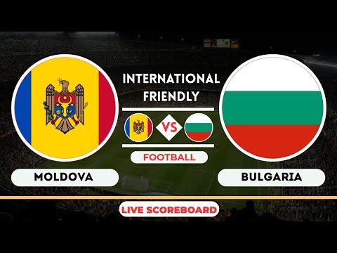 Live : Moldova U19 vs Bulgaria U19 | International Friendly Football Match | Live Score Update