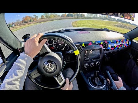 2014 NC3 Mazda MX-5 Miata - The Epitome of Slow Car Fast (POV Track Driving)