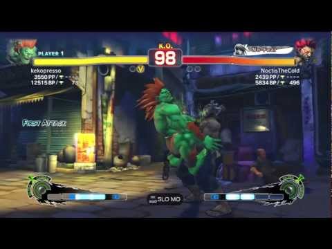 SSF4 AE Ver 2012 kekopresso (Blanka) vs NoctisTheCold (Akuma)
