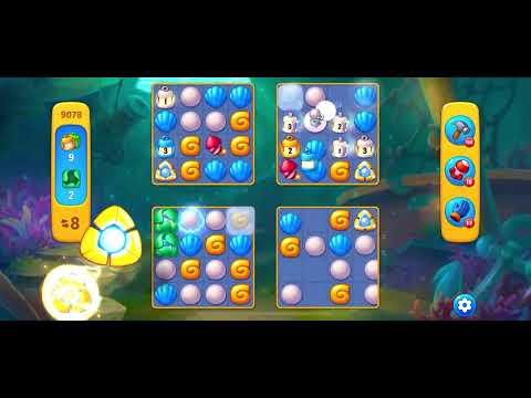 Fishdom level 9078 no boosters フィッシュダム