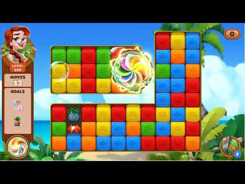 Lost Island Blast Adventure Level 196 - No Boosters