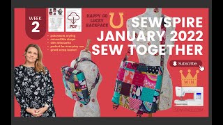 Sewspire Happy Go Lucky Backpack Sew Together - Assembling the Exterior 🍀