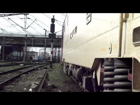 Sosirea locomotivei 41-0303-2 la roata trenului rapid ,,VENUS"