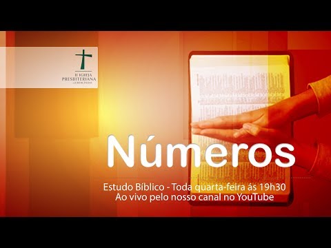 Estudo Bíblico 06/04/2016 - Pr Honório Jr - Números Parte 01