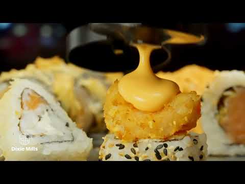 Dixie Mills’ Spicy Mayo on top of your sushi!