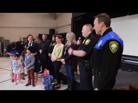 Justus Fuccillo is Puyallup Police's Chief for a Day