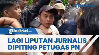 Dipiting dari Belakang! Jurnalis Warta Kota Alami Kekerasan saat Liputan Eksekusi Lahan di Jaktim