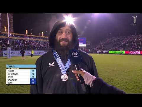 Joe Marler gives hilarious post match interview after being named Player of the Match at Bath