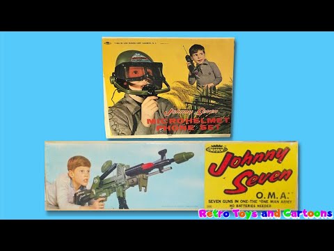 Johnny Seven O.M.A. Micro Helmet Phone Set Topper Toys Commercial Retro Toys and Cartoons