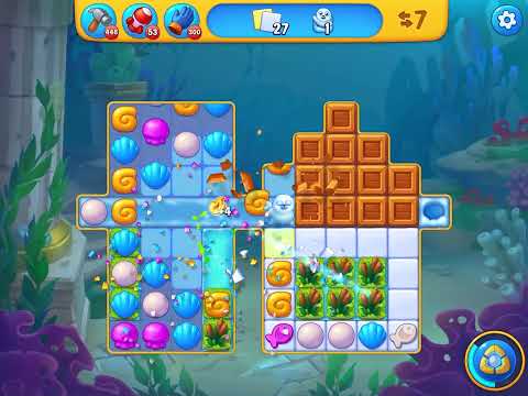 Fishdom level 7119 no boosters フィッシュダム ノーマル [Friend's]