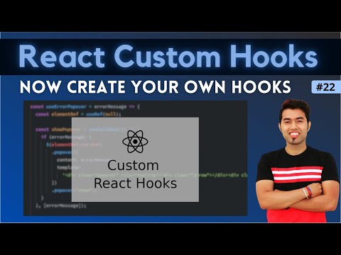  22 Create Your Own Custom Hooks in React in Hindi