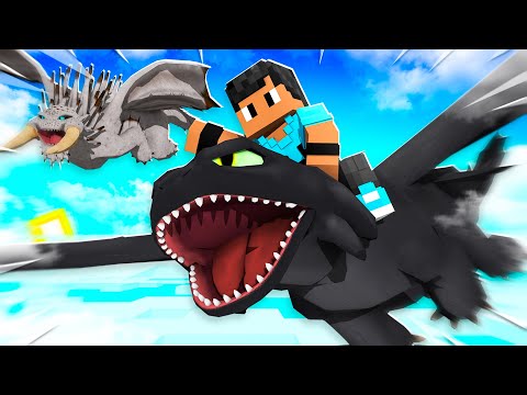 ENCONTREI o DRAGÃO ALFA no MINECRAFT