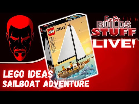 EmGo Builds Stuff LIVE!: LEGO Ideas Sailboat Adventure
