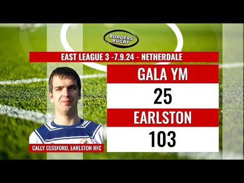 GALA YM 25-103 EARLSTON - EAST LEAGUE 3 - POST MATCH REACTION FROM ALLY CESSFORD (EARLSTON)