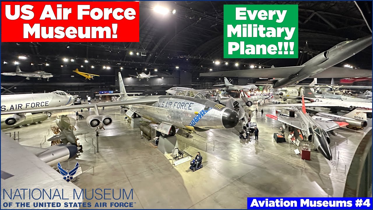 US Air Force Museum: Every Military Plane (SR71, B52, & More!) | Aviation Museums #4