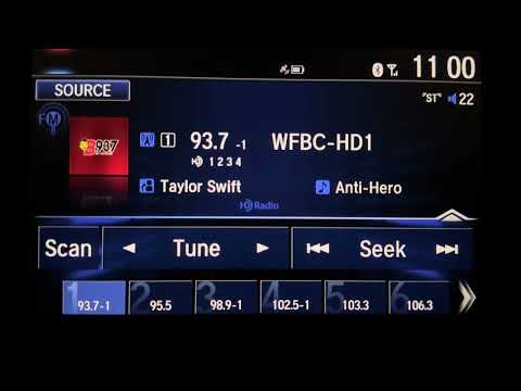 WFBC-FM Greenville, SC “B93.7” TOH Legal ID 8/7/23 11pm