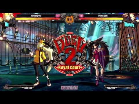 CEOTAKU 2016 GGXrd R Pools B  - KimJongPhil vs sweetxjam