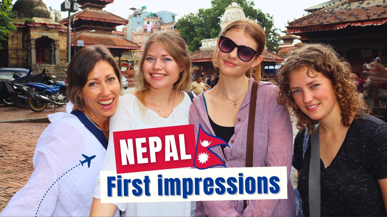 NEPAL IS AMAZING 🇳🇵❤️ First Impressions of Kathmandu City | 197 Countries, 3 Kids