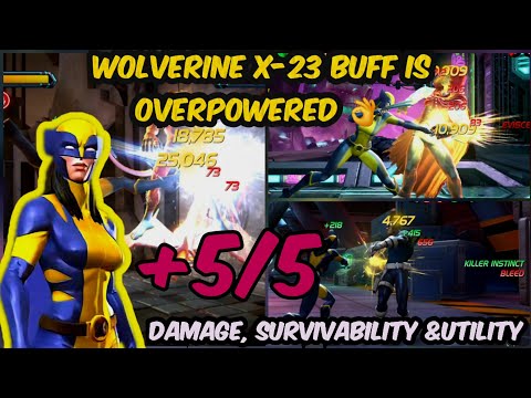 Wolverine X-23 Buff is Overpowered | Survivability, Utility and Damage +5/5 | Weakness - Tech 