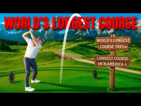 World's Longest Hitter vs. World's Longest Golf Course