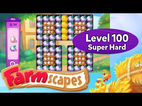 Farmscapes Level 100 Super Hard | No Boosters | Playrix