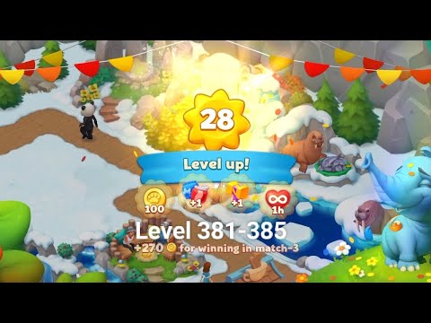 Gameplay Wildscapes Level 381-385