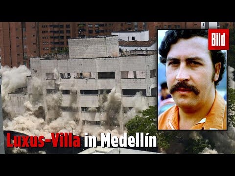 Escobars ehemaliger Luxus-Bunker gesprengt