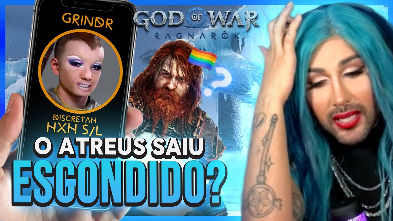 O ATREUS SAIU ESCONDIDO?!(🏳️‍🌈?)| God of War Ragnarok - Samira Close