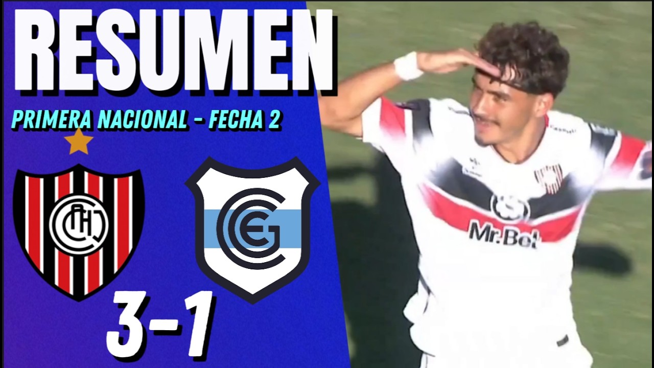 Club Atlético Chacarita Juniors vs Gimnasia Jujuy Highlights