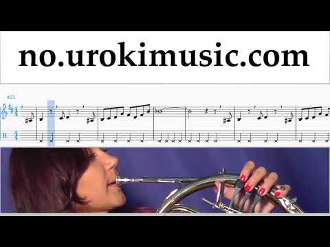 Valthorn Kurs The Pink Panther - Theme Song Trening Studie Del 2 um-i935