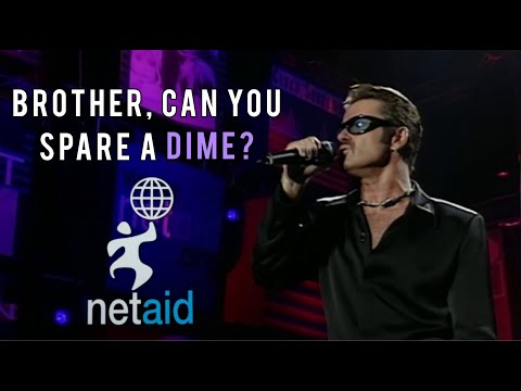 George Michael - Brother, Can You Spare A Dime? (NetAid 1999)