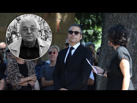 Sin i ćerka održali govor na sahrani Branka Cvejića