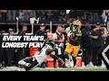 Every Teams LONGEST Play Of The 2024 Regular Season