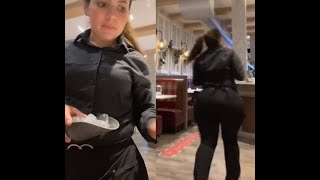 Wasnt Expecting All That: Latina Waitress Knew Wha