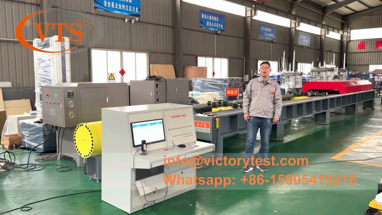 Horizontal Tensile test machine for steel wire rope fiber rope chain