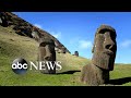 The history of the massive Easter Island statues l GMA