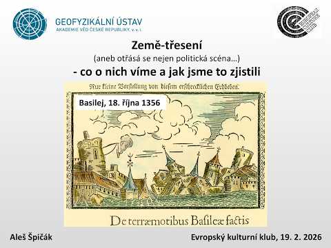 Aleš Špičák: Zemětřesení, co o nich víme a jak jsme to zjistili (EKK 19.2.2026)