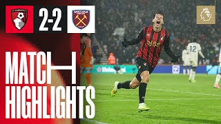 Download lagu Four goals shared in DRAMATIC draw | AFC Bournemouth 2-2 West Ham United mp3