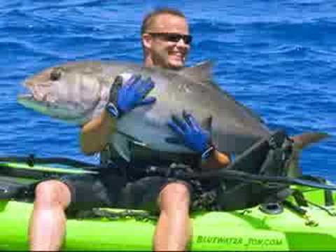 Extreme Fishing! Kayak Fishing for Monster Fish with Bluewater Jon