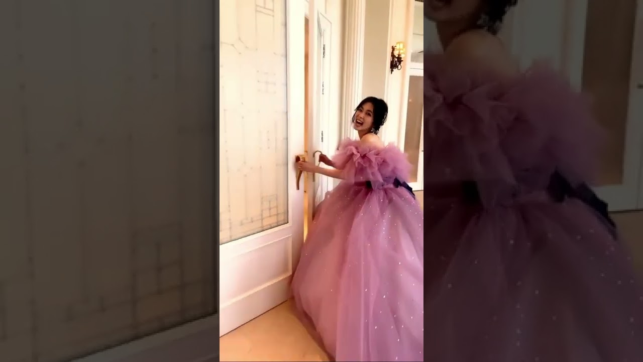 vestido de noiva rosa