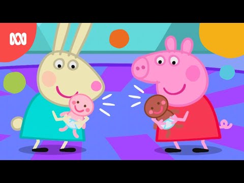 Peppa gets ready for the new baby in sibling school 🍼 🏫 | Peppa Pig | ABC Kids