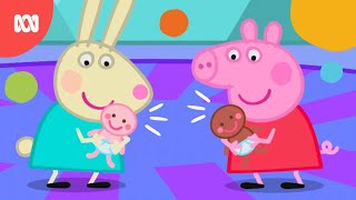 Peppa gets ready for the new baby in sibling school 🍼 🏫 | Peppa Pig | ABC Kids