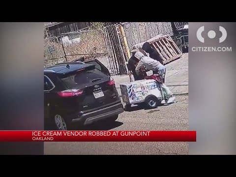 Oakland ice cream vendor robbed at gunpoint