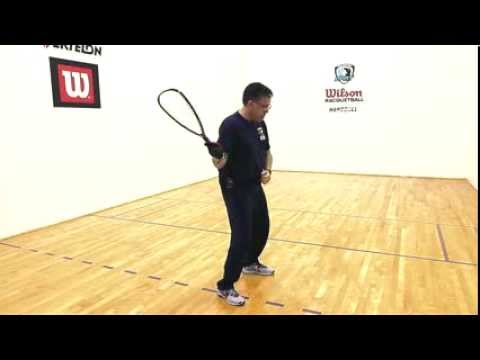 Racquetball: How to hit a forehand and backhand