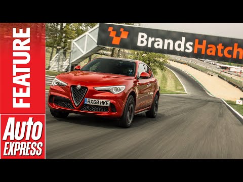 Alfa Romeo Stelvio Quadrifoglio in Brands Hatch SUV lap record attempt