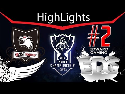 ROX vs EDG Quarterfinals Game #2 Highlights & Summary 2016 World Championship