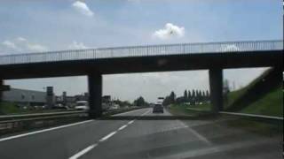 preview picture of video 'Driving On The N12 E50 & D786 From Tremuson To Les Ponts Neufs, Brittany, France.'