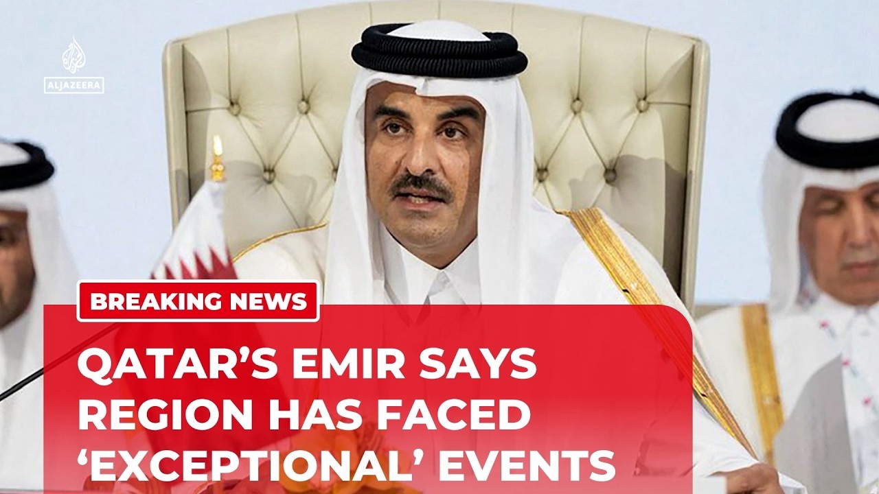 Qatar’s emir addresses Shura Council after 'exceptional' regional events