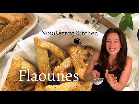 Kypriakes/Cypriot Flaounes by Nikoletta's Kitchen